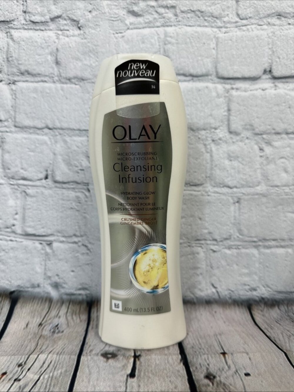 Olay Cleansing Infusion Hydrating Glow Body Wash Crushed Ginger, 13.5oz